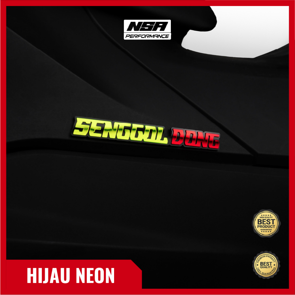 NSA Emblem Timbul Motor Senggol Dong - foto 9