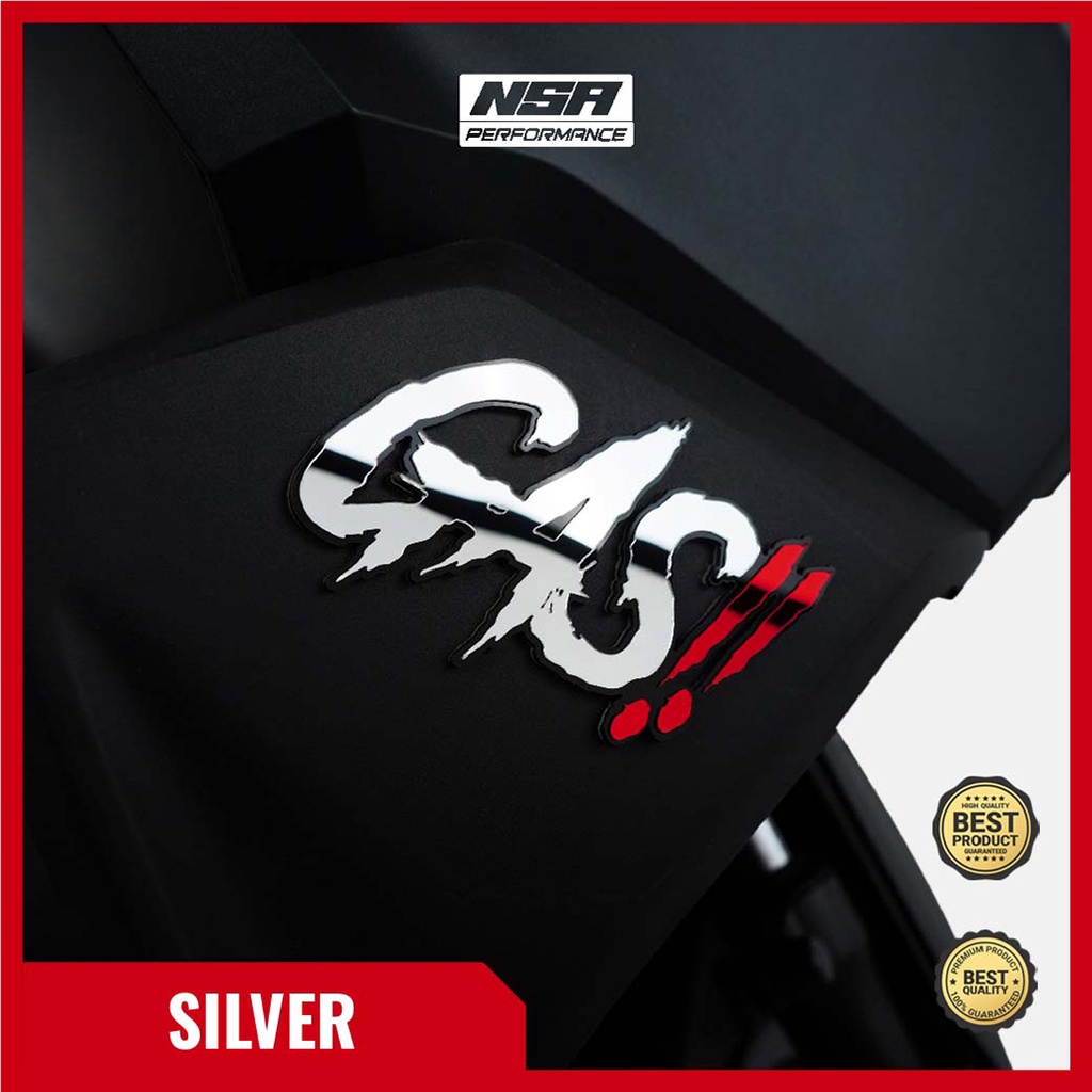 NSA Emblem Motor GAS stiker Racing Timbul 3D - foto 4