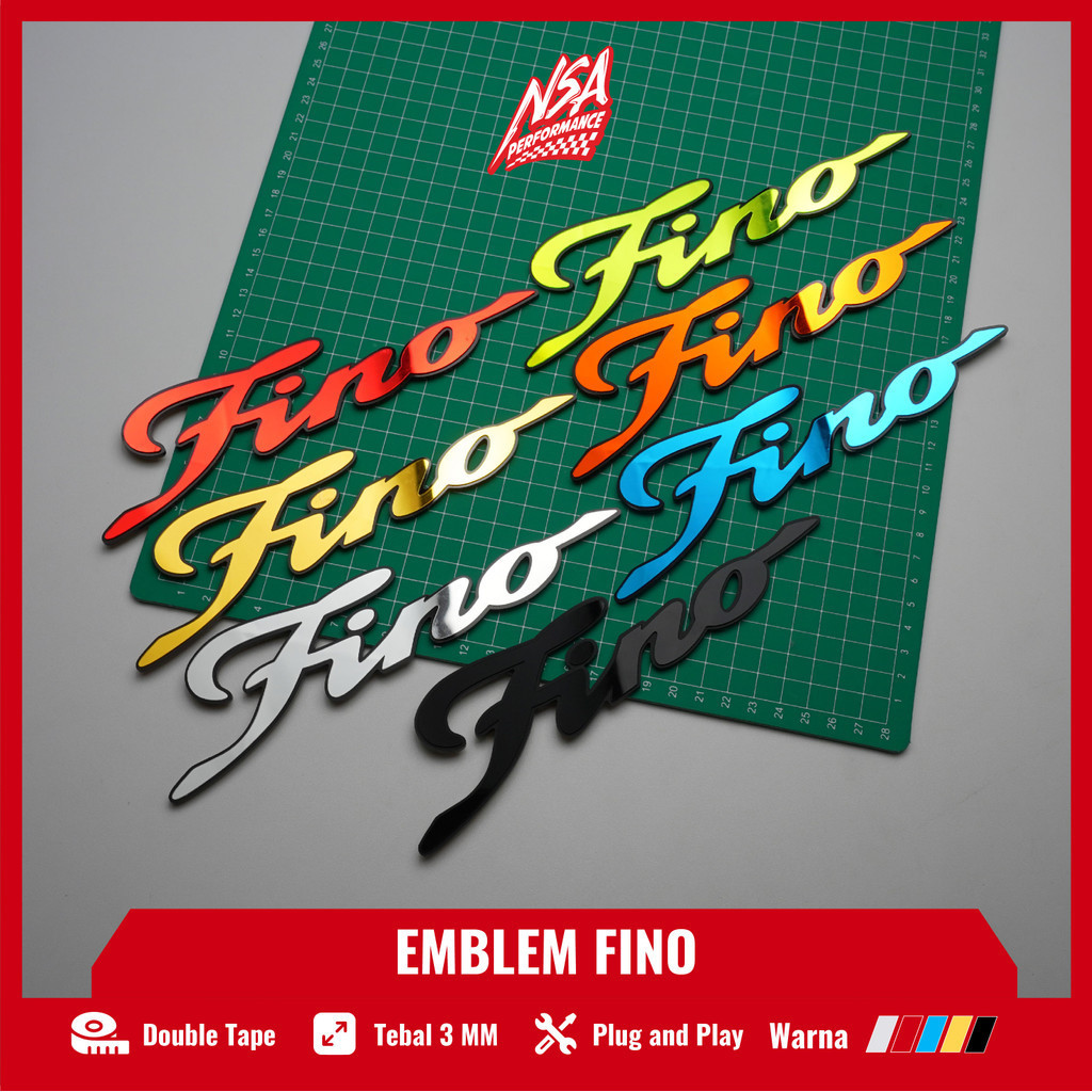 NSA 2PCS EMBLEM FINO LOGO - foto 7