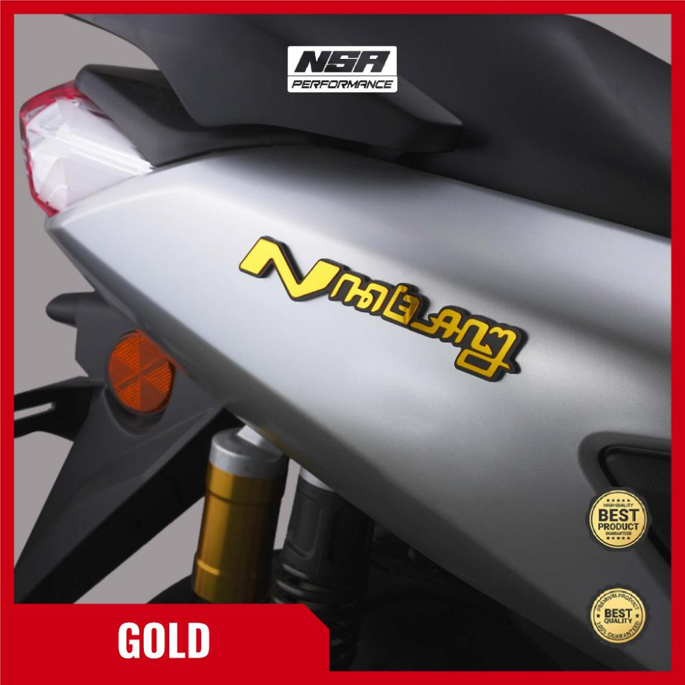 NSA 2PCS EMBLEM NMAX AKSARA JAWA LOGO - foto 6