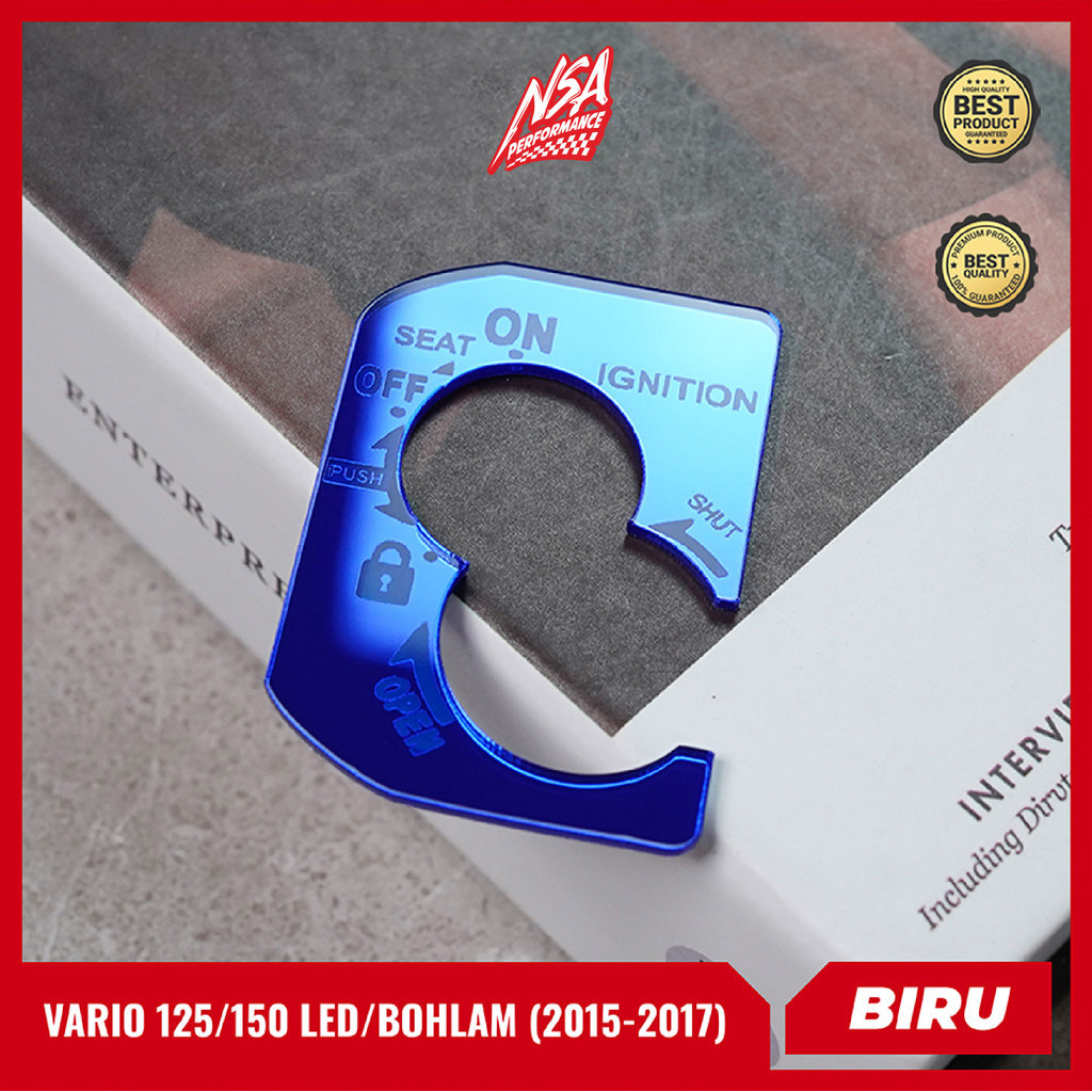 NSA EMBLEM COVER KUNCI AKRILIK GOLD & SILVER - foto 7