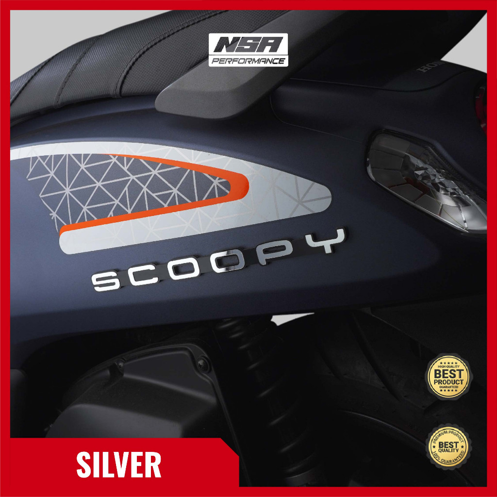 NSA Emblem SCOOPY 2PCS untuk kiri dan kanan Logo Scoopy - foto 7