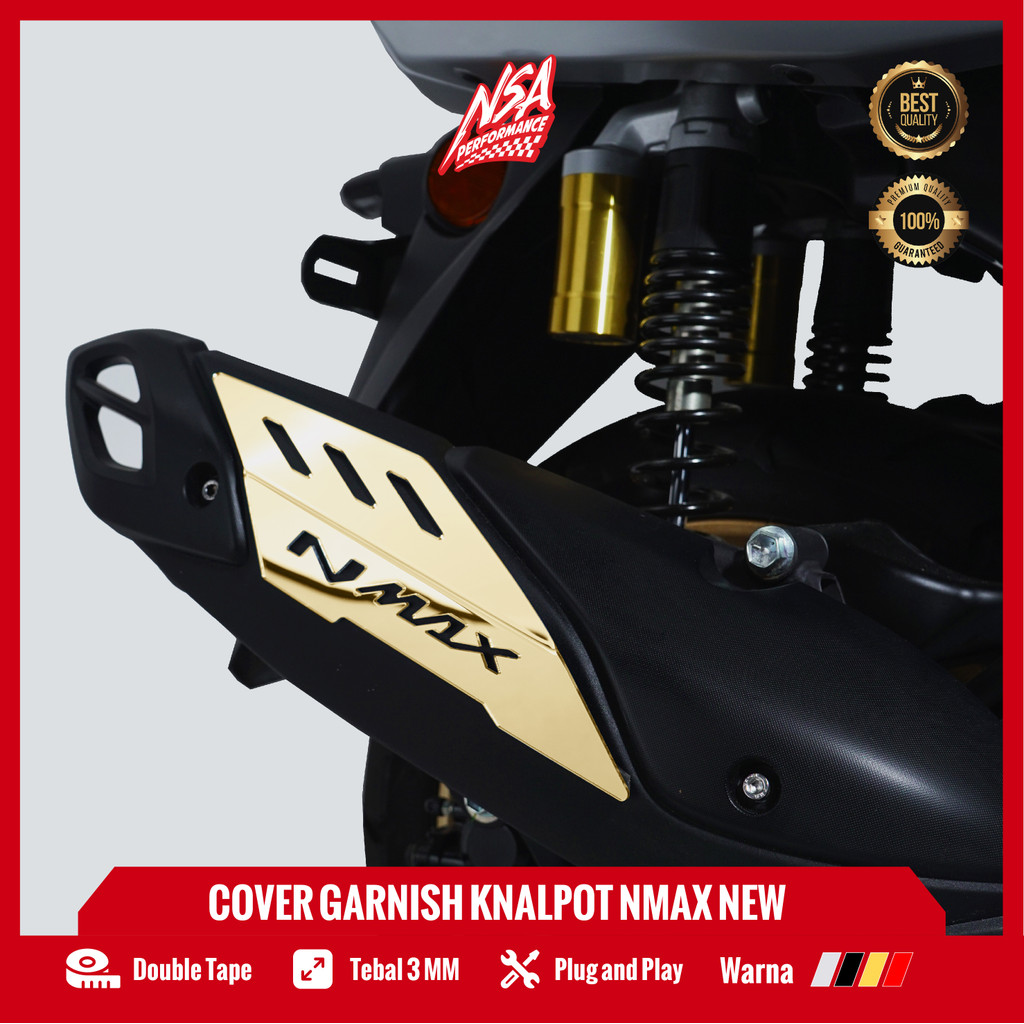 NSA COVER GARNISH KNALPOT NMAX NEW - foto 6