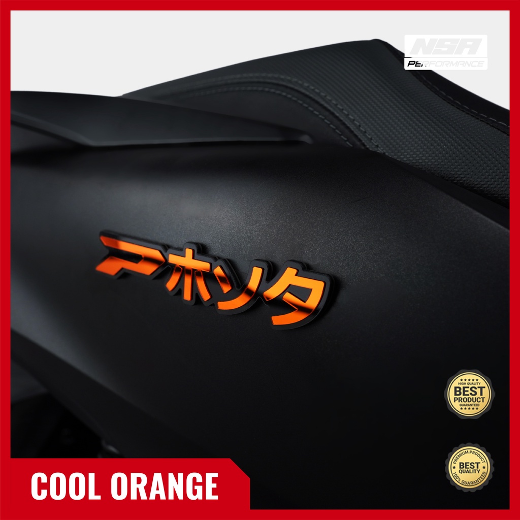 NSA Emblem PCX Japan 2pcs Stiker Timbul 3D - foto 8