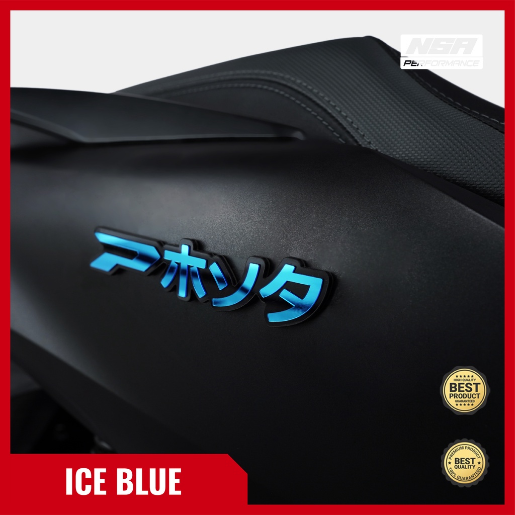 NSA Emblem PCX Japan 2pcs Stiker Timbul 3D - foto 9