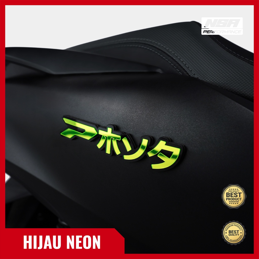 NSA Emblem PCX Japan 2pcs Stiker Timbul 3D - foto 10