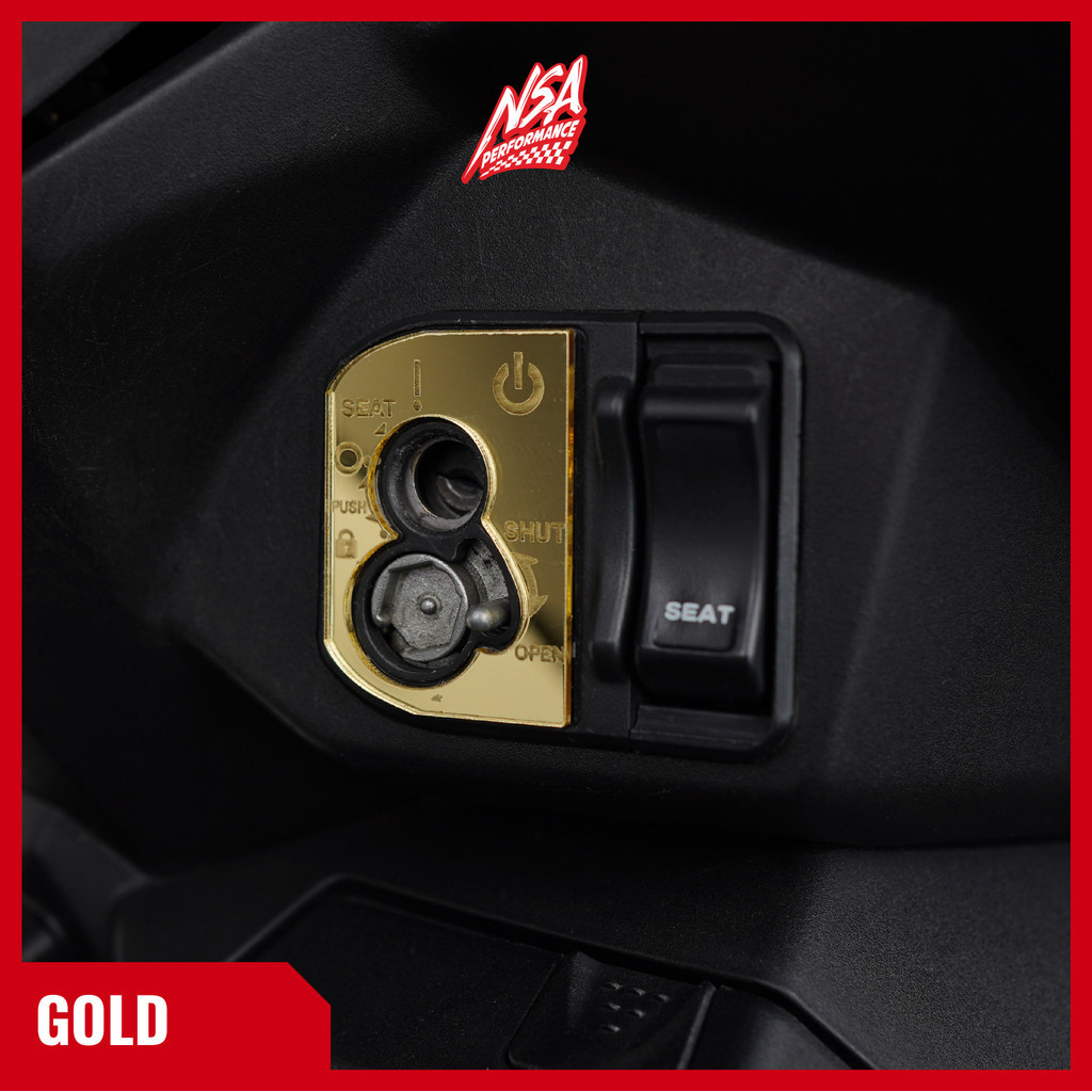 NSA EMBLEM COVER KUNCI GOLD & SILVER, SCOOPY & BEAT - foto 4