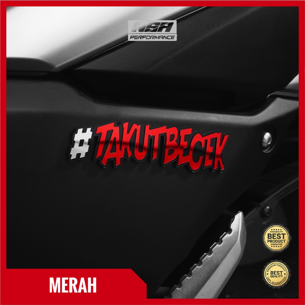NSA 1PCS EMBLEM TAKUT BECEK LOGO - foto 4