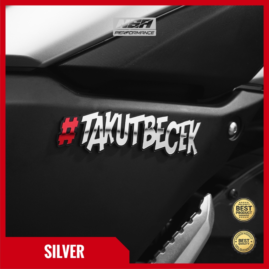 NSA 1PCS EMBLEM TAKUT BECEK LOGO - foto 5
