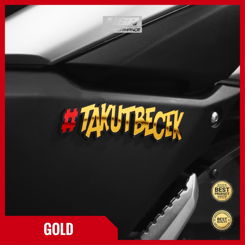 NSA 1PCS EMBLEM TAKUT BECEK LOGO - foto 6