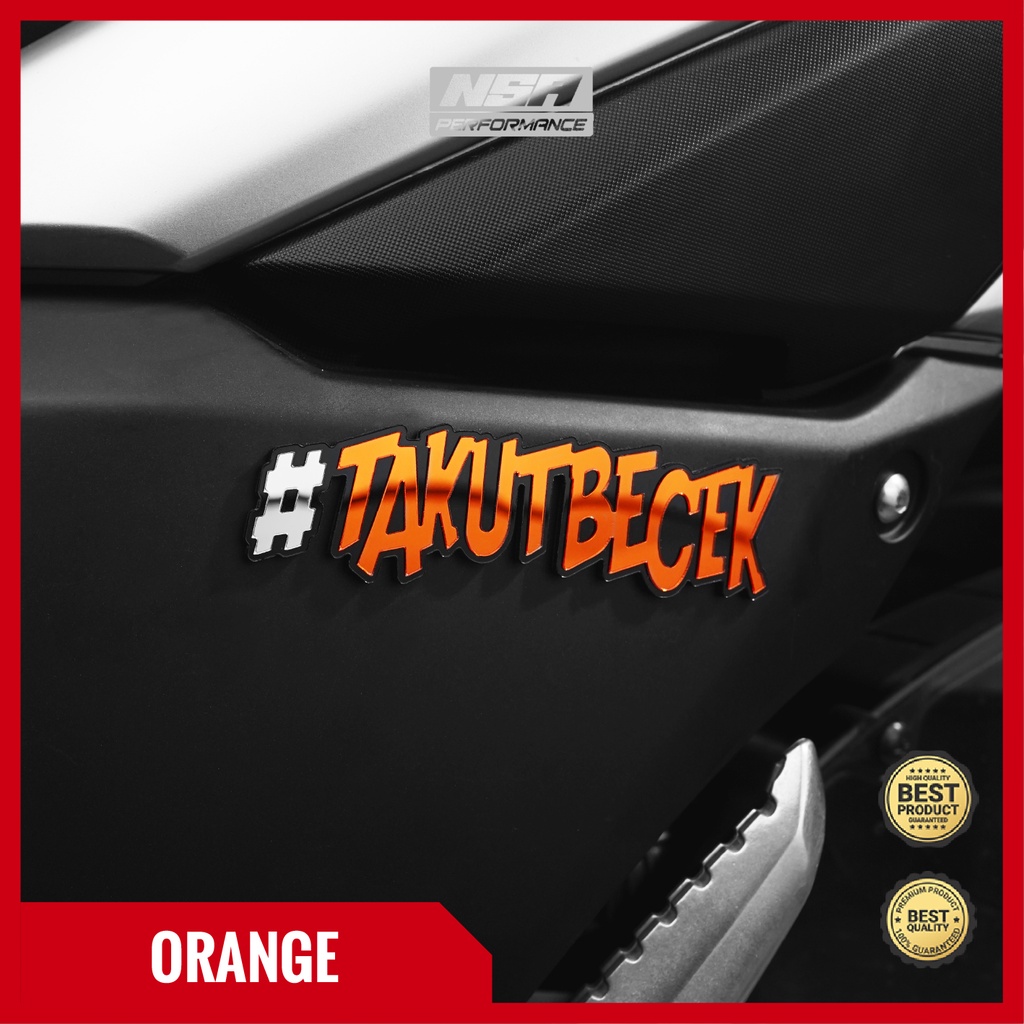 NSA 1PCS EMBLEM TAKUT BECEK LOGO - foto 9