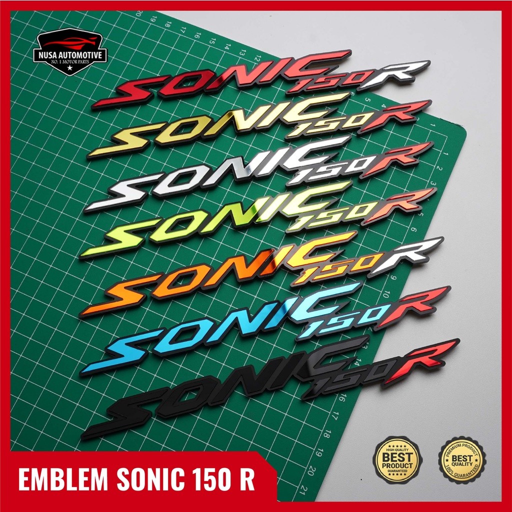 NSA 2PCS EMBLEM SONIC 150R - foto 4