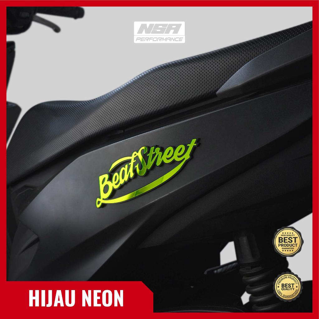 NSA 2PCS EMBLEM BEAT STREET STIKER TIMBUL 3D - foto 9