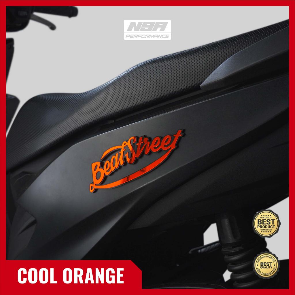 NSA 2PCS EMBLEM BEAT STREET STIKER TIMBUL 3D - foto 10