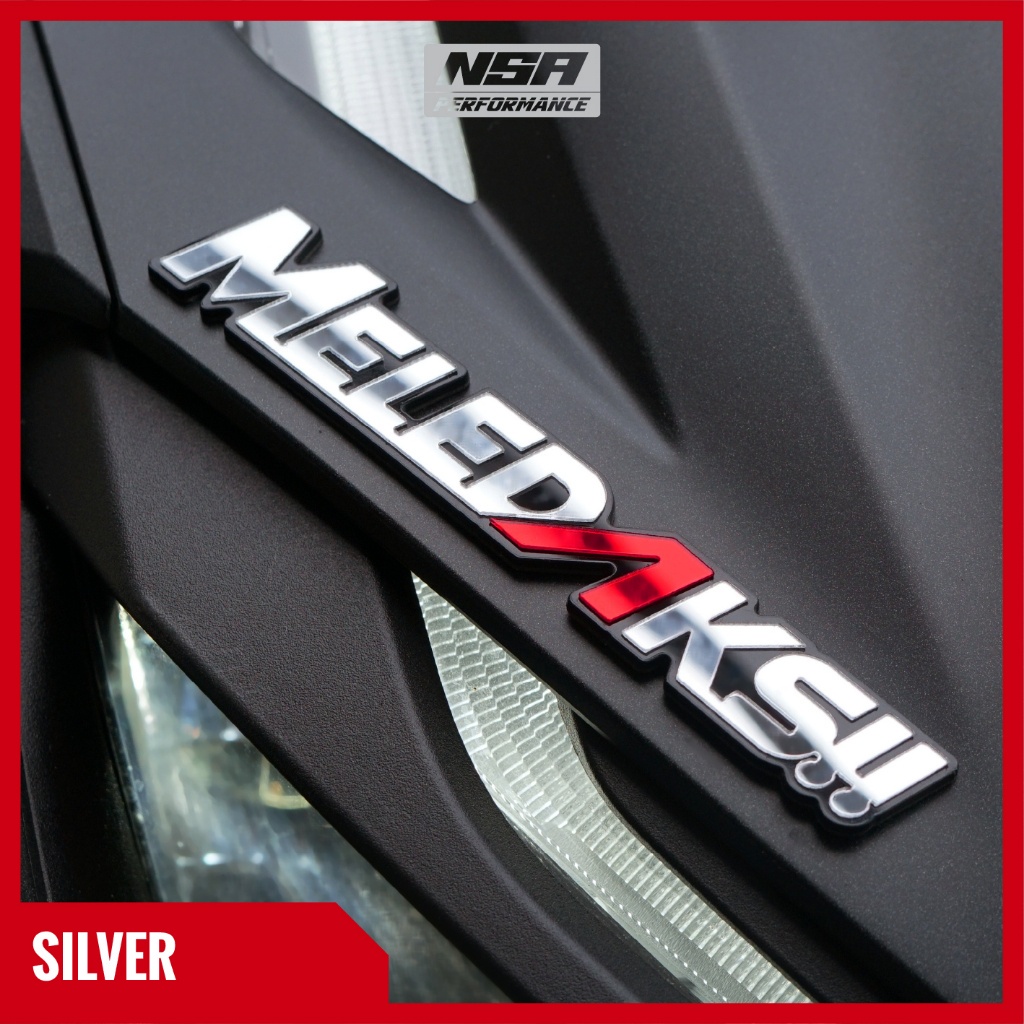 NSA Stiker Motor Meledaks Stiker Timbul 3D 1PCS - foto 6
