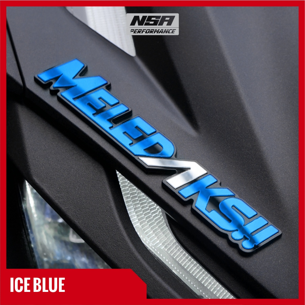 NSA Stiker Motor Meledaks Stiker Timbul 3D 1PCS - foto 9