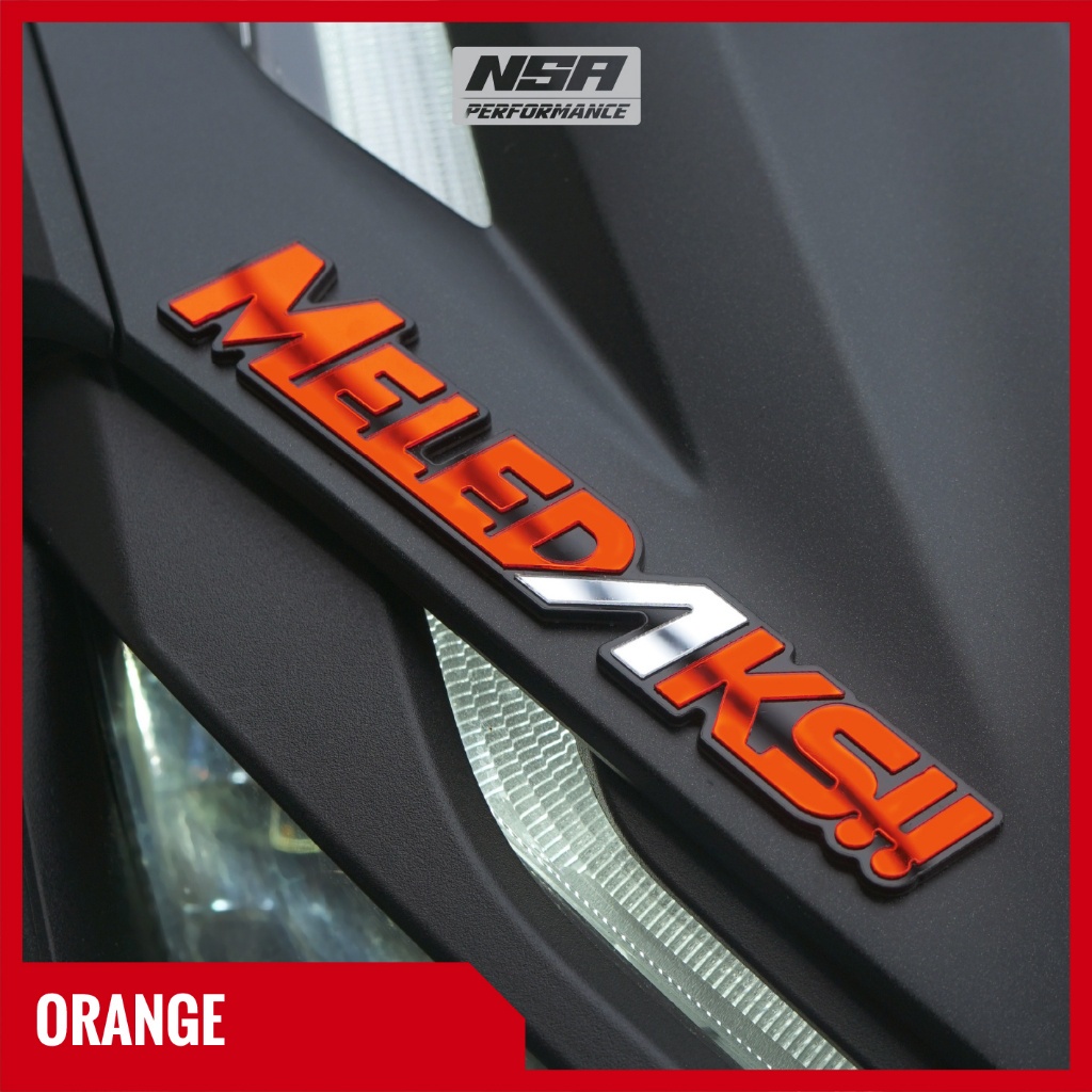 NSA Stiker Motor Meledaks Stiker Timbul 3D 1PCS - foto 10