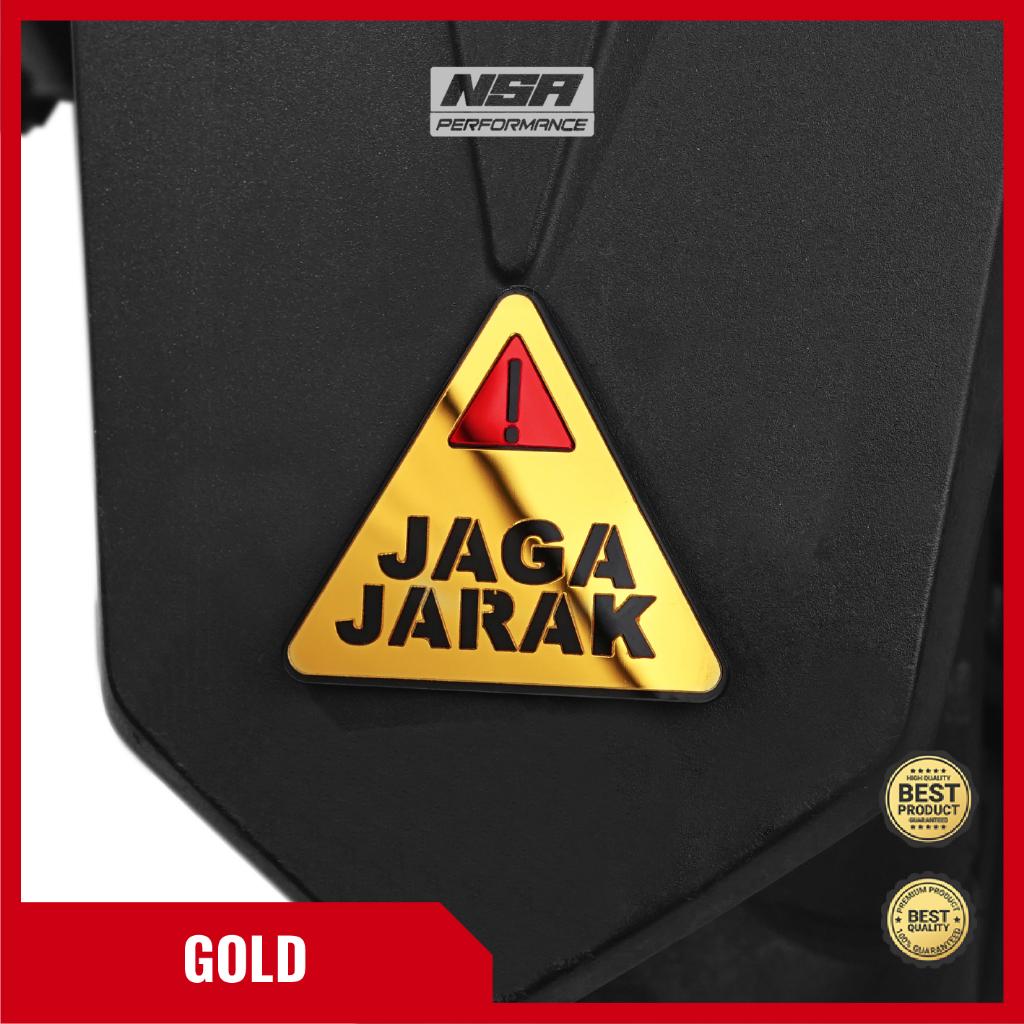 NSA 1PCS EMBLEM NO SMOKING DAN JAGA JARAK - foto 7