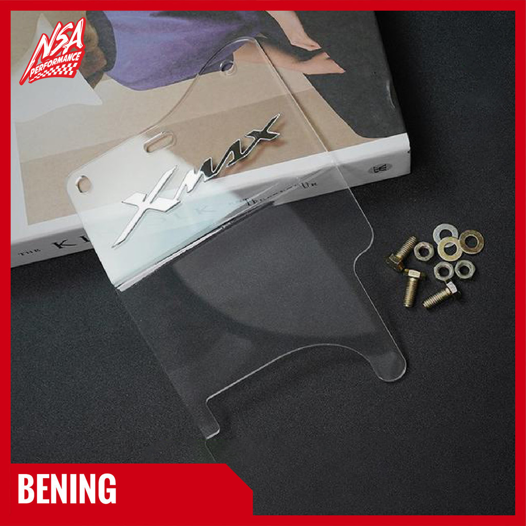 NSA MUDFLAP SPAKBOARD KOLONG PENAHAN LUMPUR AKRILIK YAMAHA XMAX PNP 1 SET DENGAN BAUT - foto 4