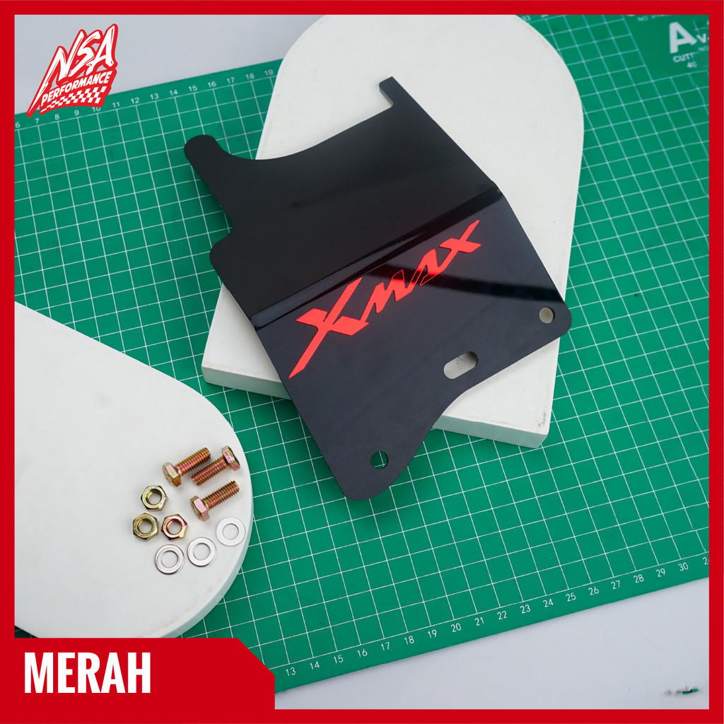 NSA MUDFLAP SPAKBOARD KOLONG PENAHAN LUMPUR AKRILIK YAMAHA XMAX PNP 1 SET DENGAN BAUT - foto 5