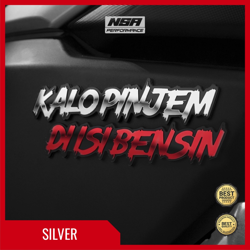 NSA EMBLEM KALO PINJEM DIISI BENSIN - foto 5