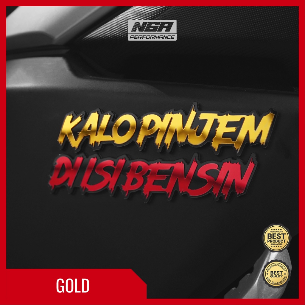 NSA EMBLEM KALO PINJEM DIISI BENSIN - foto 6