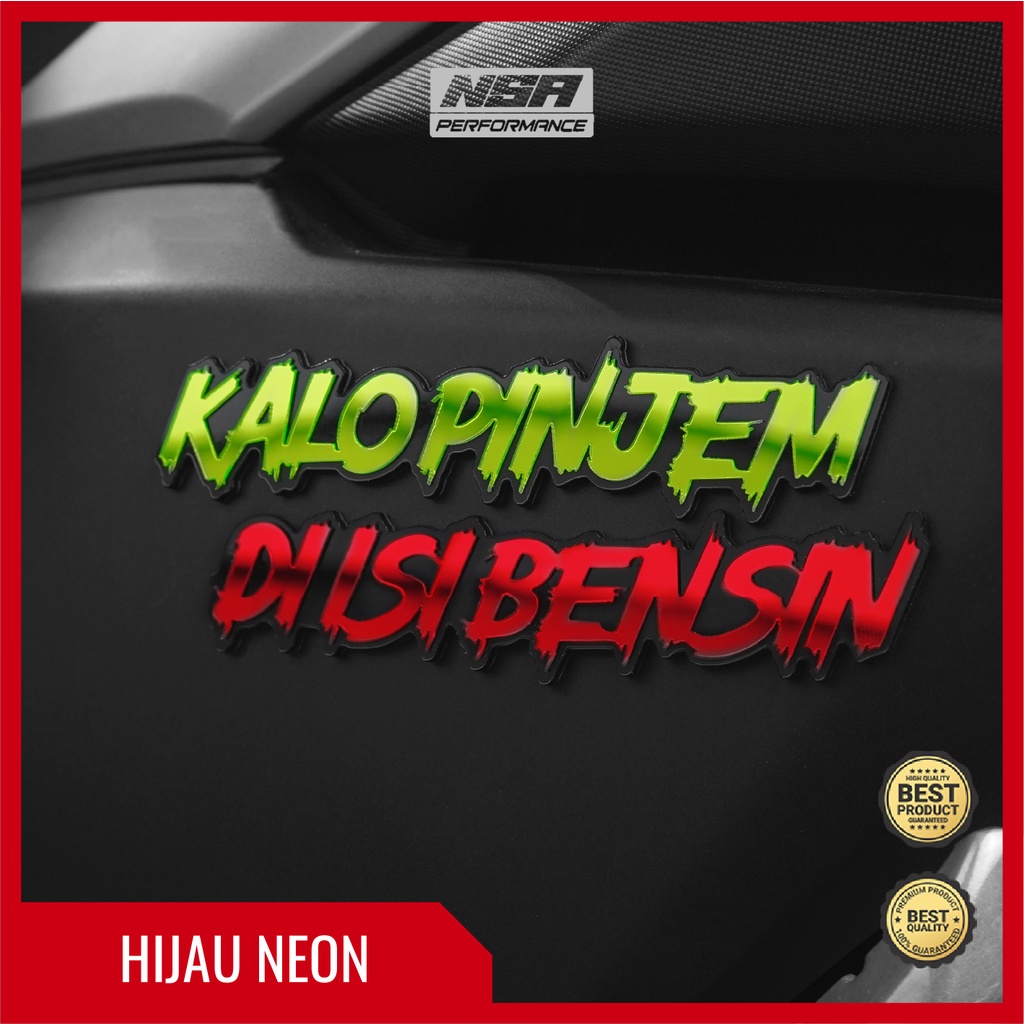 NSA EMBLEM KALO PINJEM DIISI BENSIN - foto 8