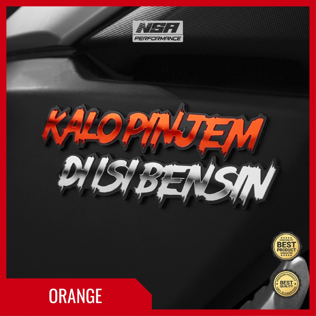 NSA EMBLEM KALO PINJEM DIISI BENSIN - foto 9