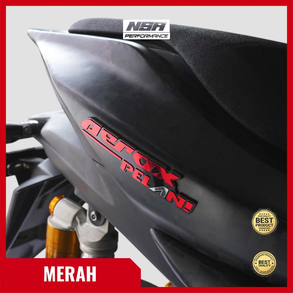 NSA 1PCS EMBLEM AEROX STIKER TIMBUL 3D - foto 7