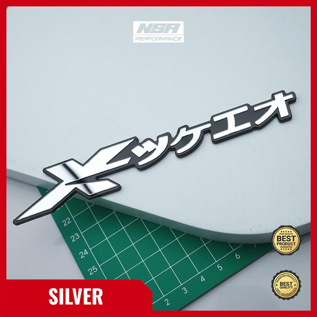 NSA 2 PCS EMBLEM XRIDE JAPAN STIKER TIMBUL 3D - foto 5