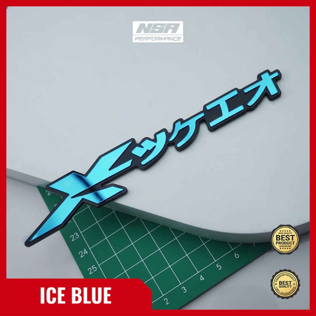 NSA 2 PCS EMBLEM XRIDE JAPAN STIKER TIMBUL 3D - foto 7