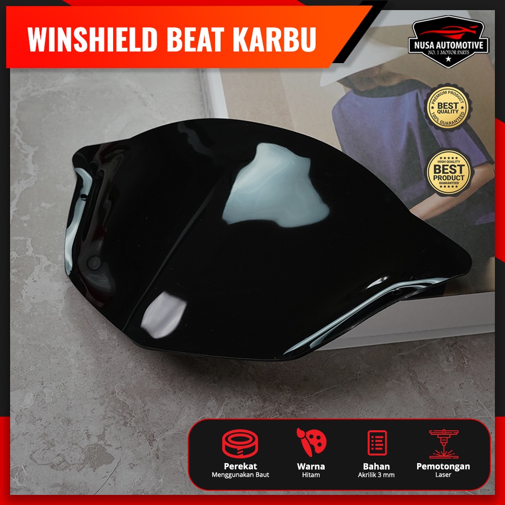 NSA WINDSHIELD / VISOR BEAT KARBU 2008 - foto 4