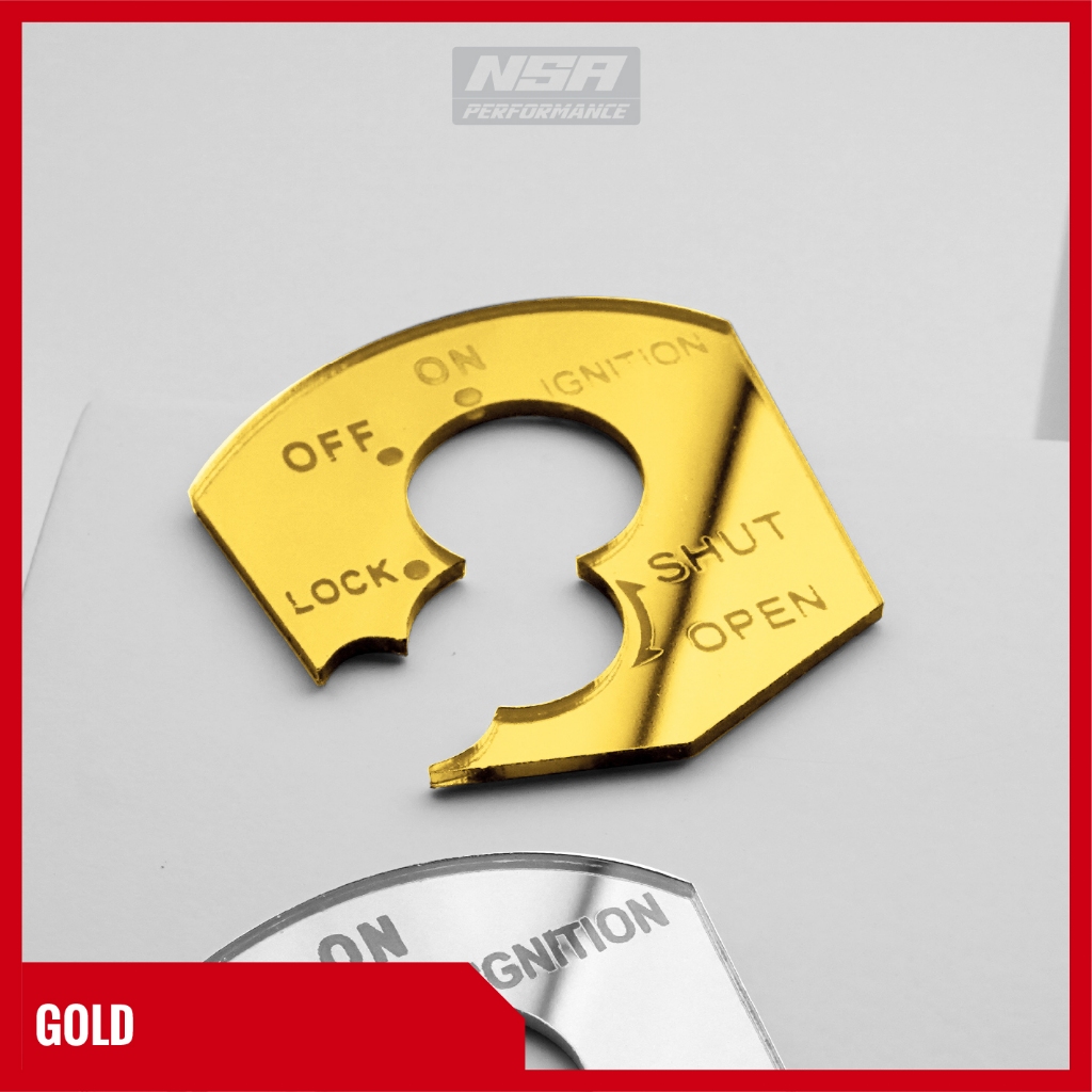 NSA EMBLEM COVER KUNCI KONTAK HONDA CBR 150 - foto 4
