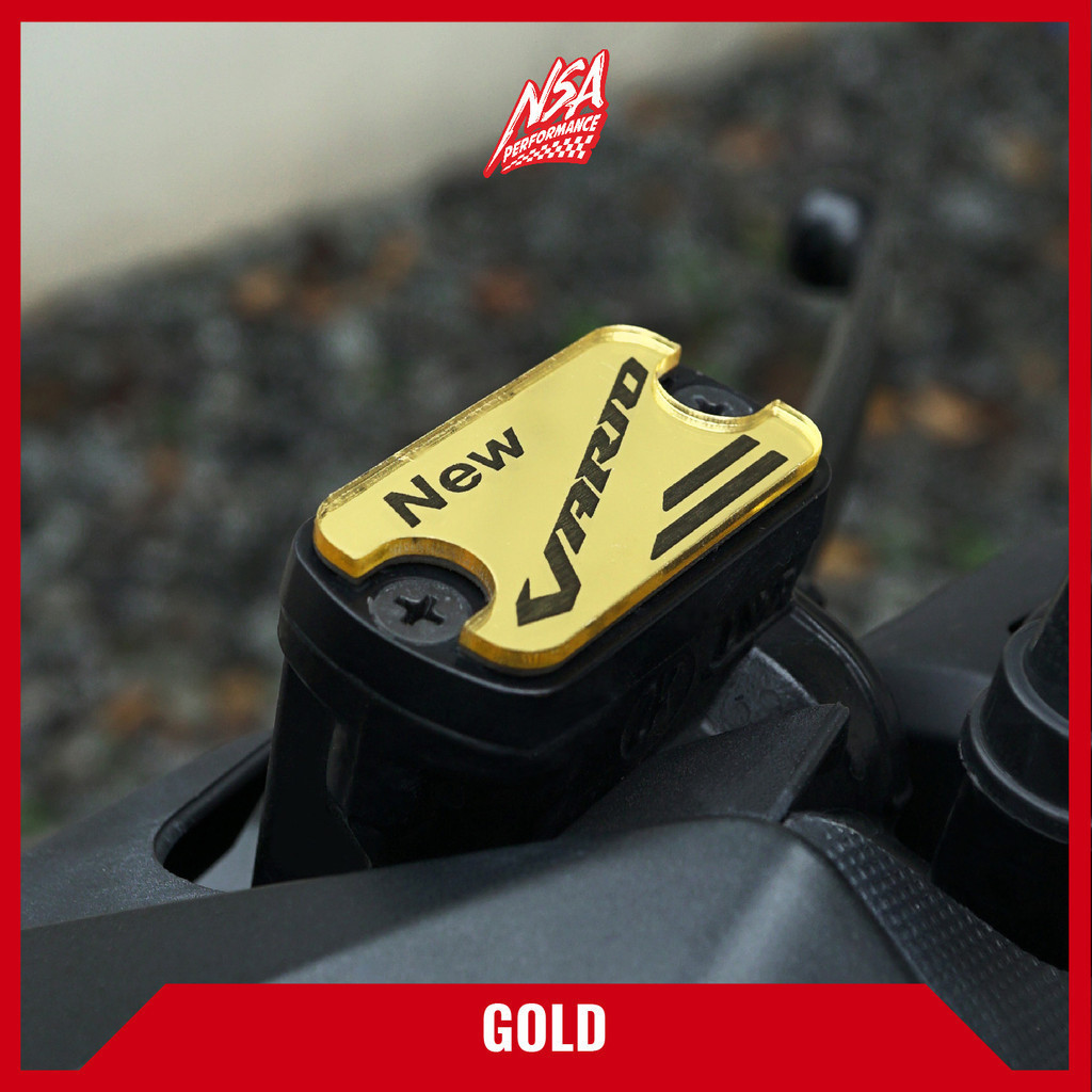 NSA EMBLEM MASTER REM AKRILIK GOLD & SILVER HONDA VARIO 150 NEW CBS,VARIO 125 NEW CBS - foto 4
