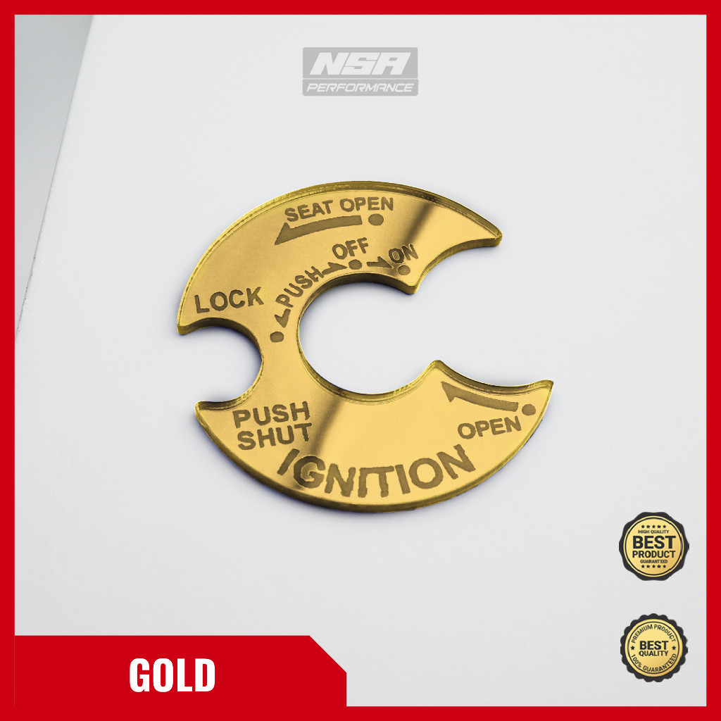 NSA EMBLEM COVER KUNCI KONTAK MOTOR (UNIVERSAL) - foto 8