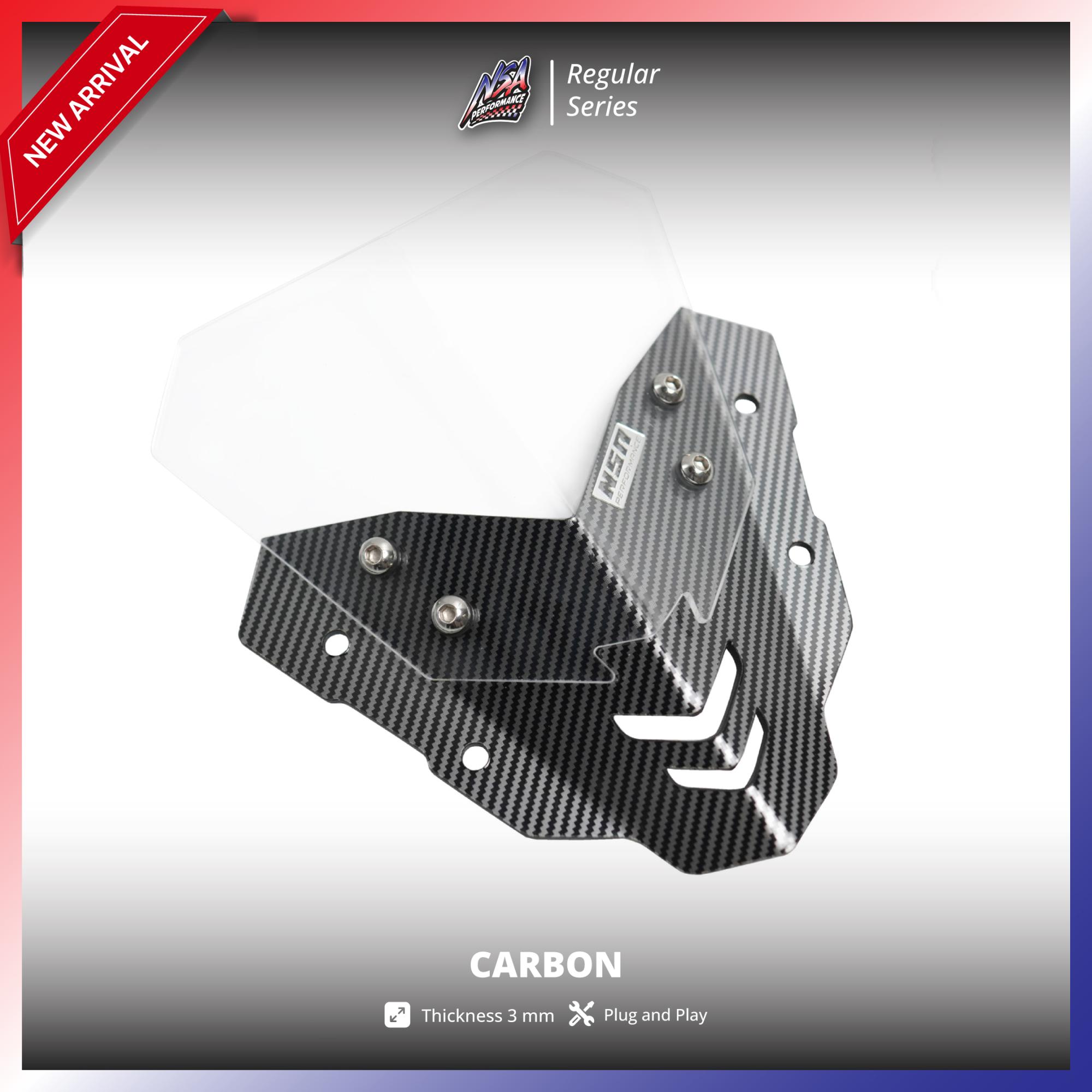 NSA Windshield Aerox Double Layer Visor Aerox Double Layer Aksesoris Motor Aerox - foto 8
