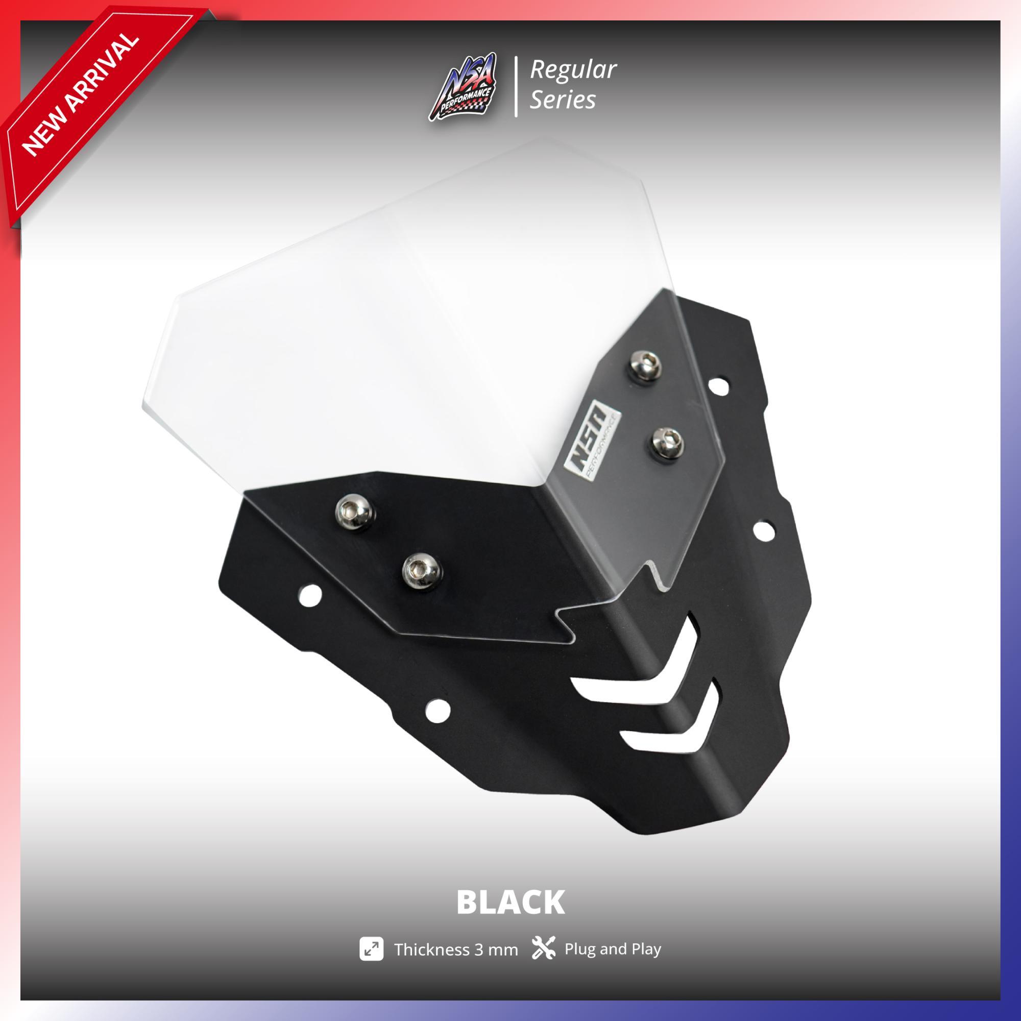 NSA Windshield Aerox Double Layer Visor Aerox Double Layer Aksesoris Motor Aerox - foto 9