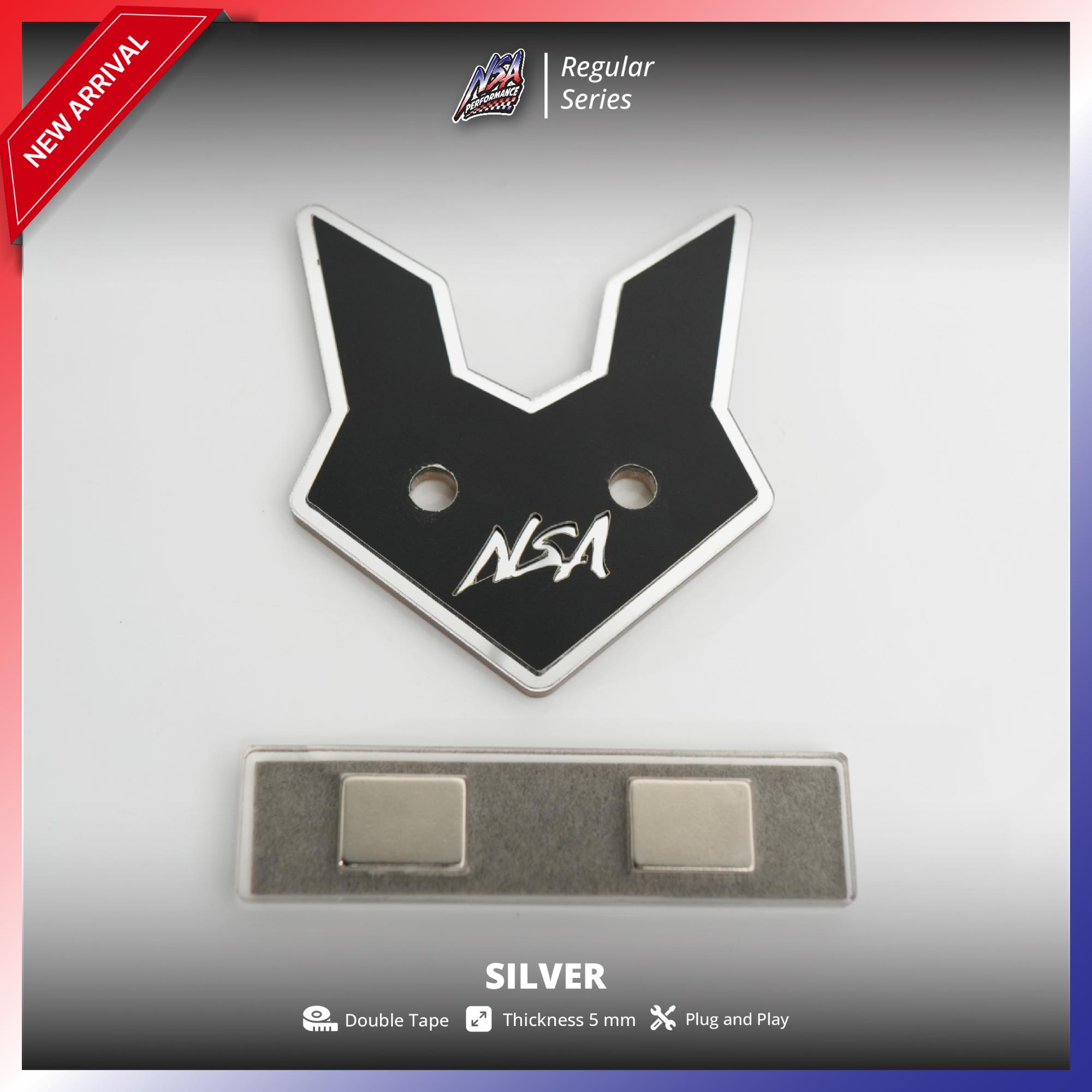 NSA DUDUKAN PLAT NOMOR MAGNET KELINCI AEROX NEW/OLD Aksesoris motor Yamaha Aerox NSA PERFORMANCE - foto 7