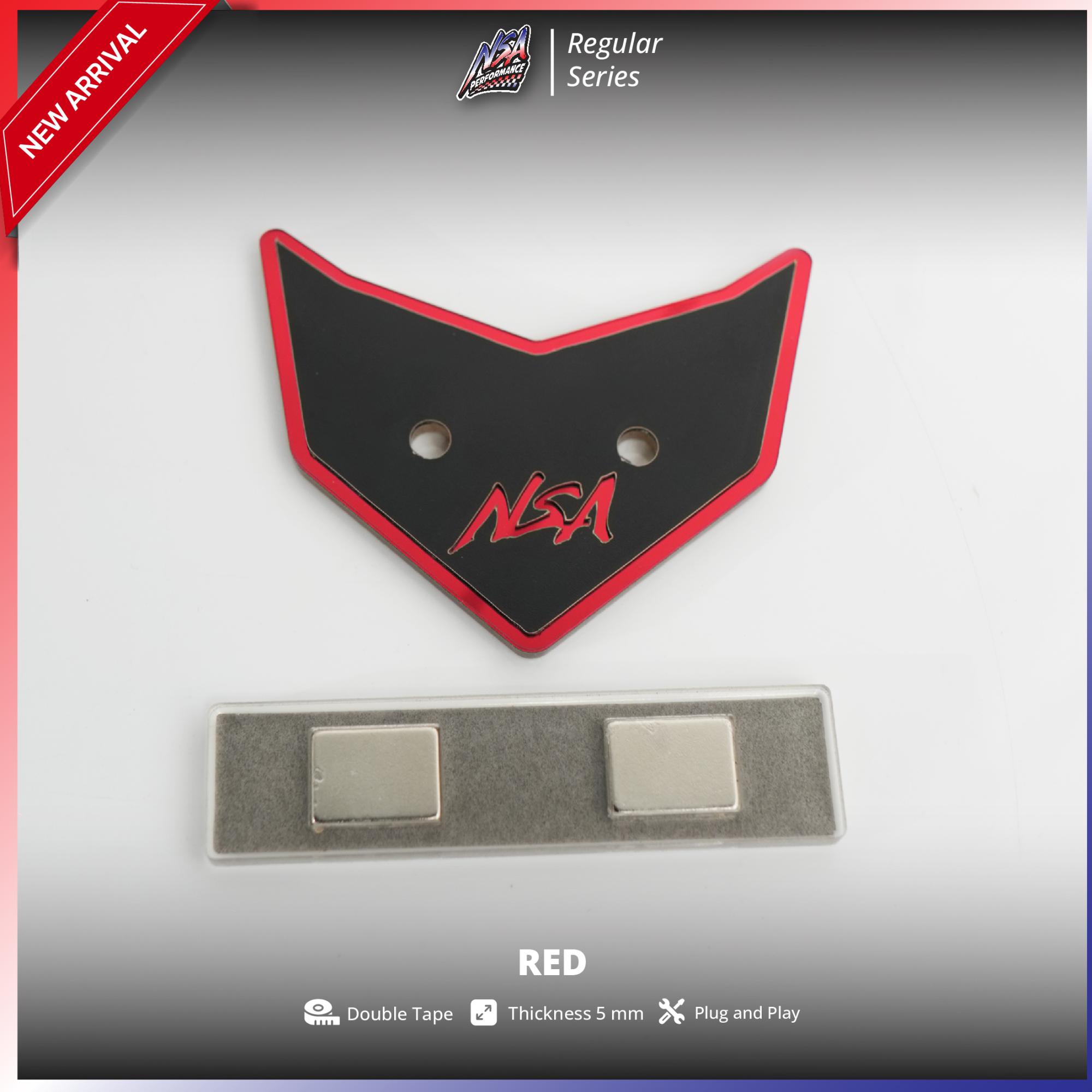 NSA DUDUKAN PLAT NOMOR MAGNET KELINCI AEROX NEW/OLD Aksesoris motor Yamaha Aerox NSA PERFORMANCE - foto 13