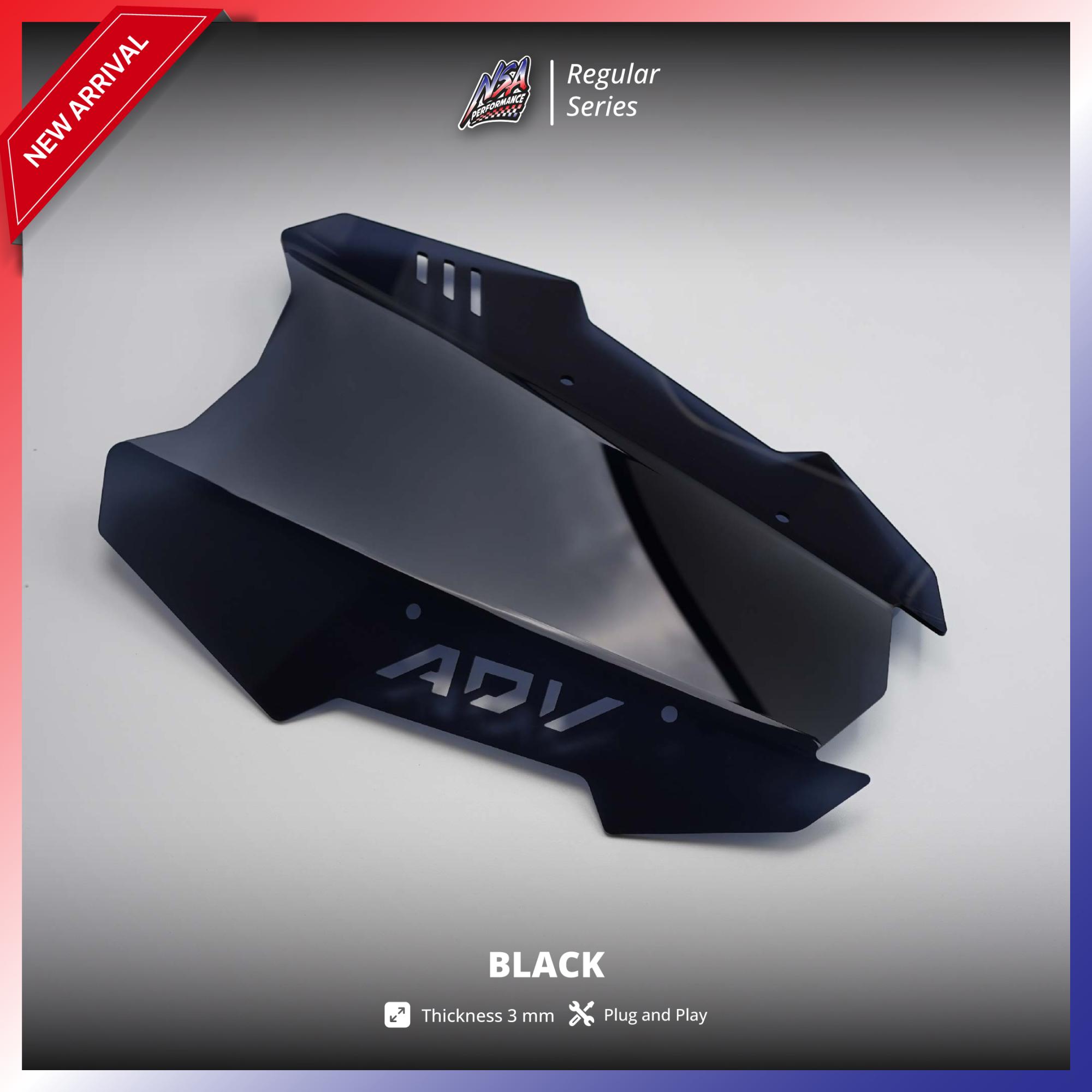 NSA Windshield Adv 150-160 Visor Adv Tdr Tameng Depan Honda Adv 150 Adv 160 Adv 160/150 Honda Adv - foto 10